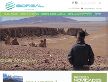 Tablet Screenshot of borealturismo.com.br